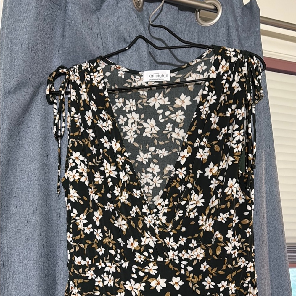 Never Worn; Floral Jumpsuit